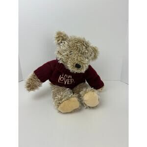 Helzberg Diamonds Plush Teddy Bear I Am Loved Sweater Stuffed Bear